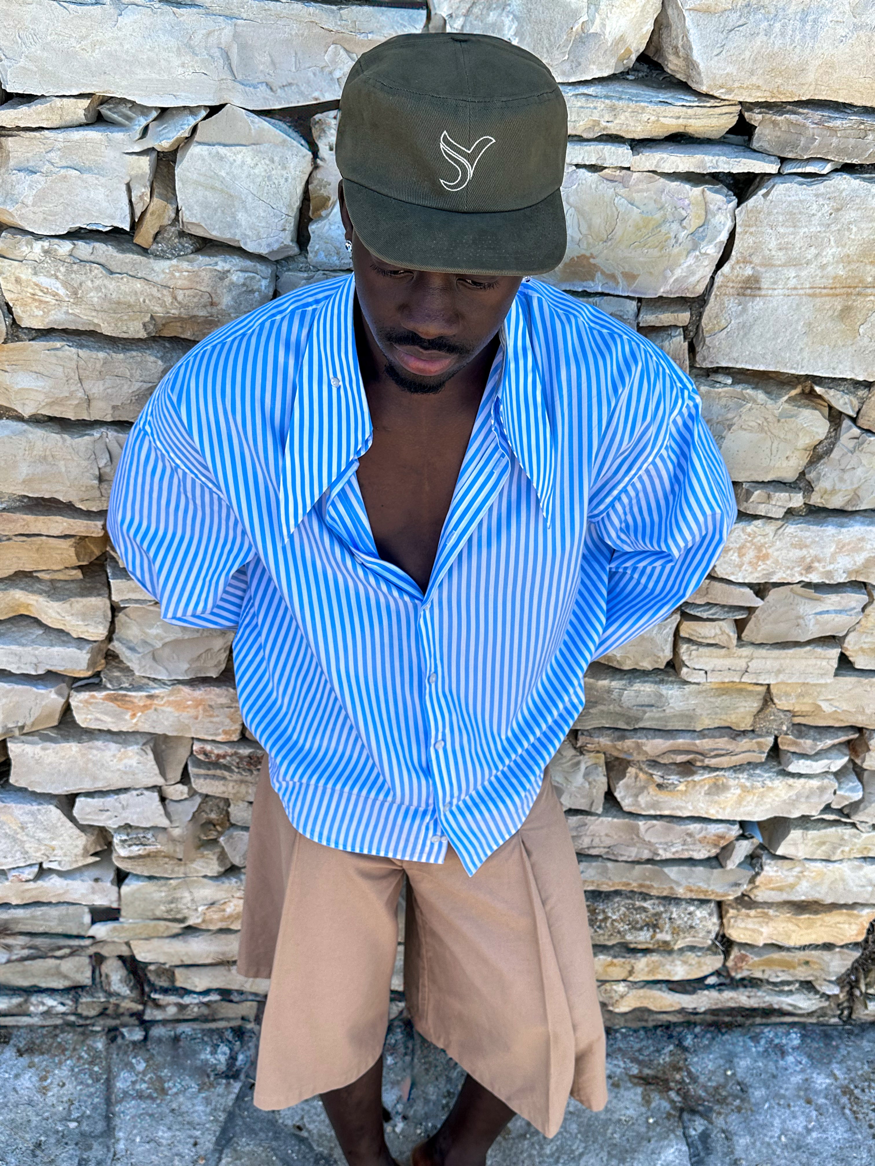 Cappello flat verde