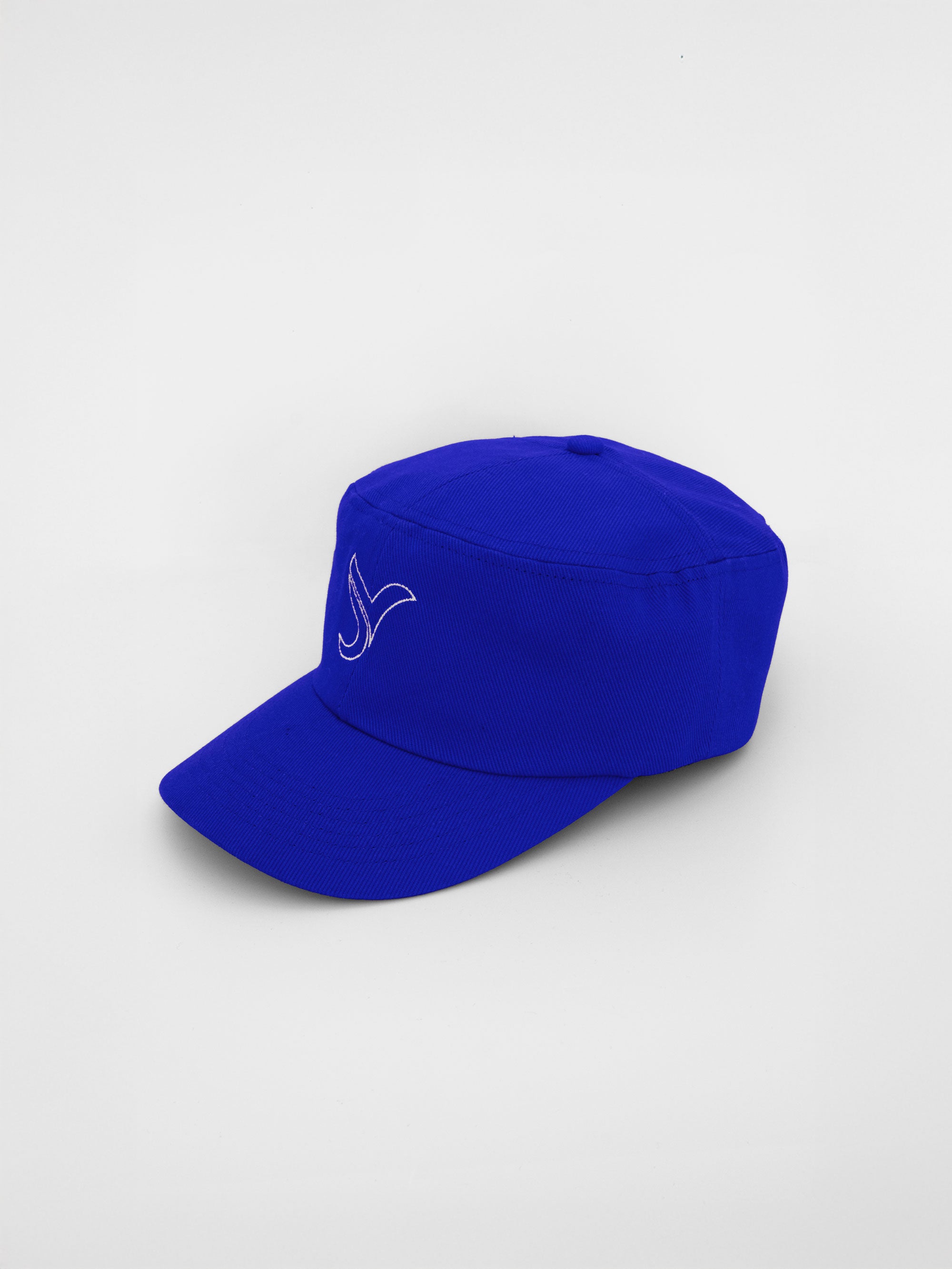 Cappello flat blu