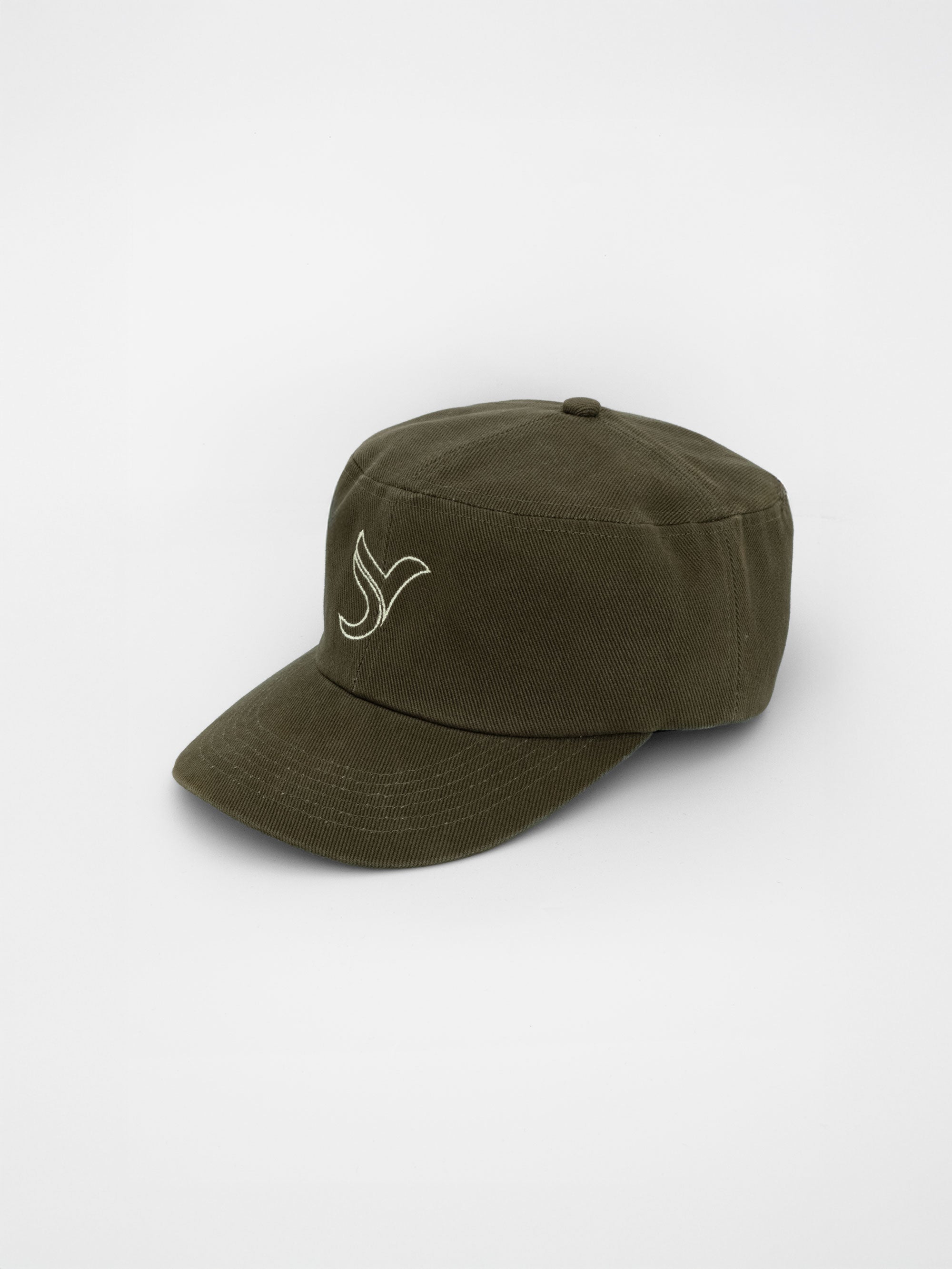 Cappello flat verde