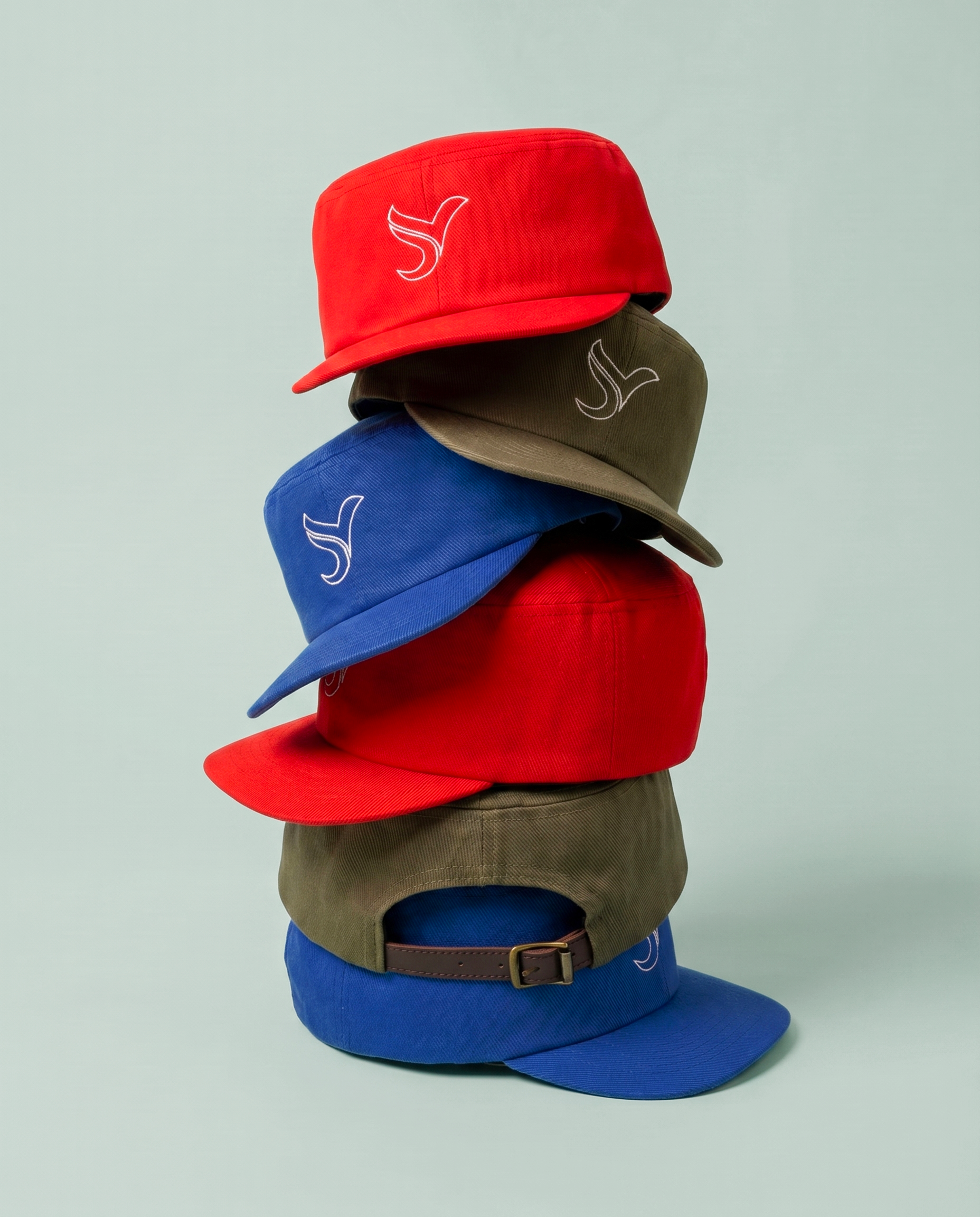 Cappello flat rosso